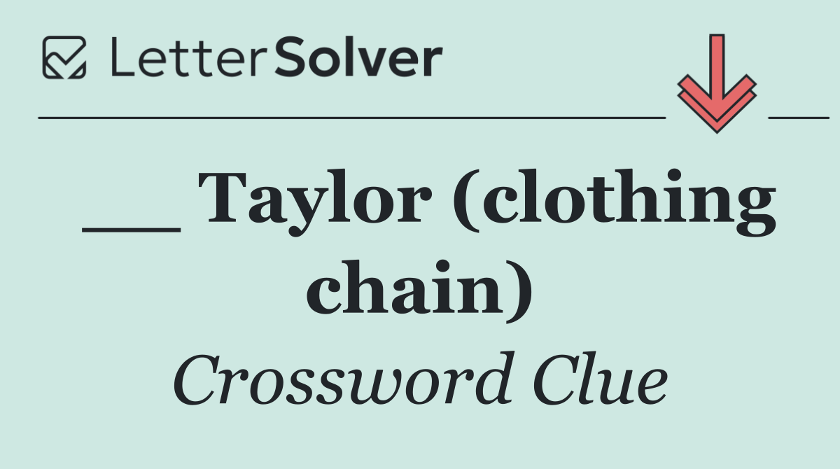 __ Taylor (clothing chain)
