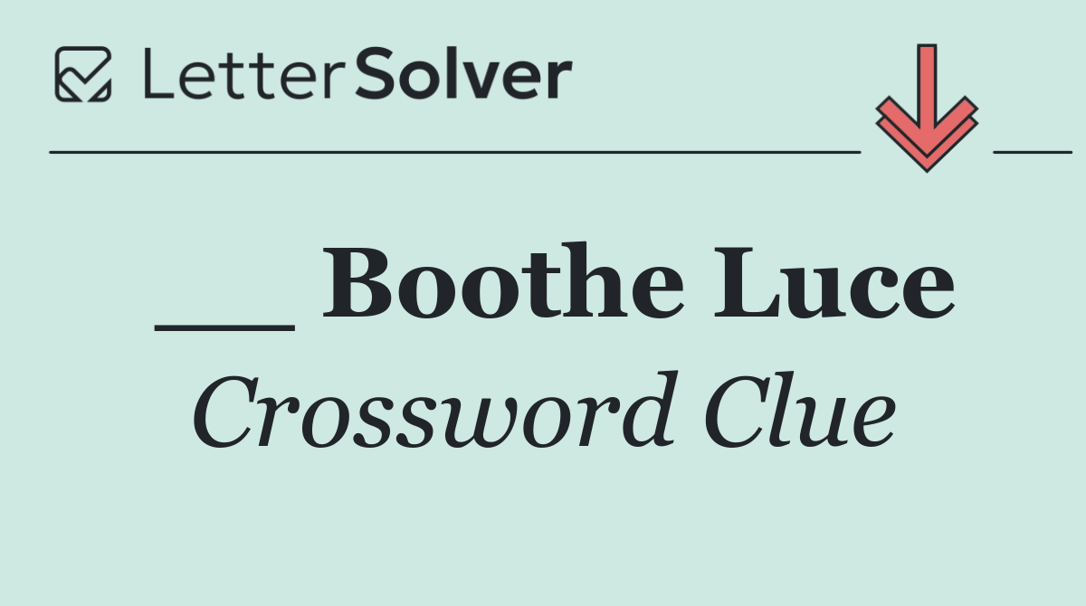 __ Boothe Luce
