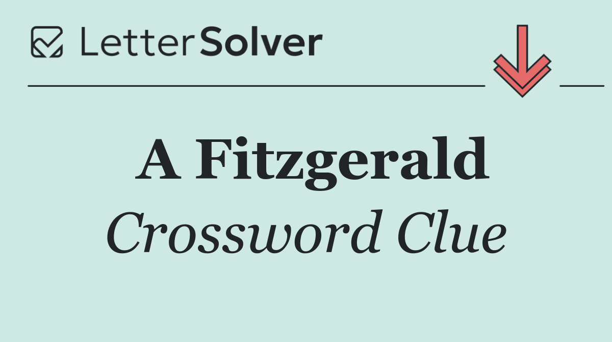 A Fitzgerald
