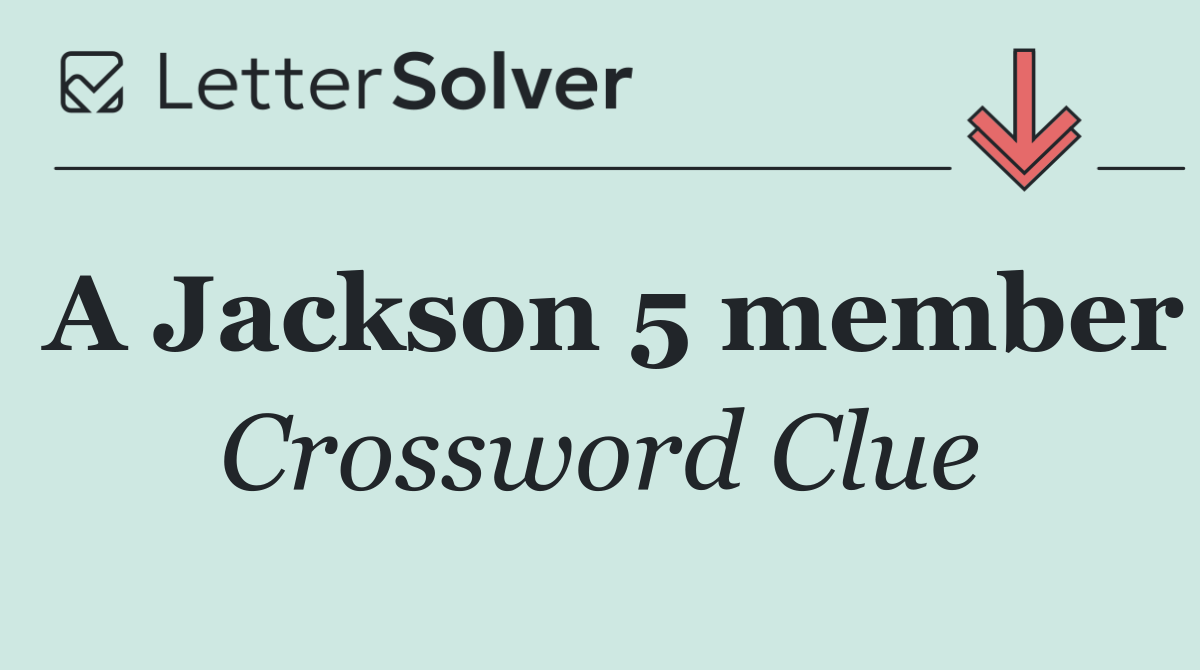 A Jackson 5 member
