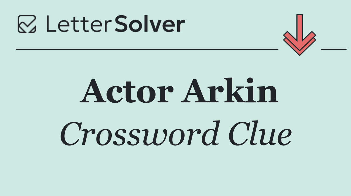 Actor Arkin