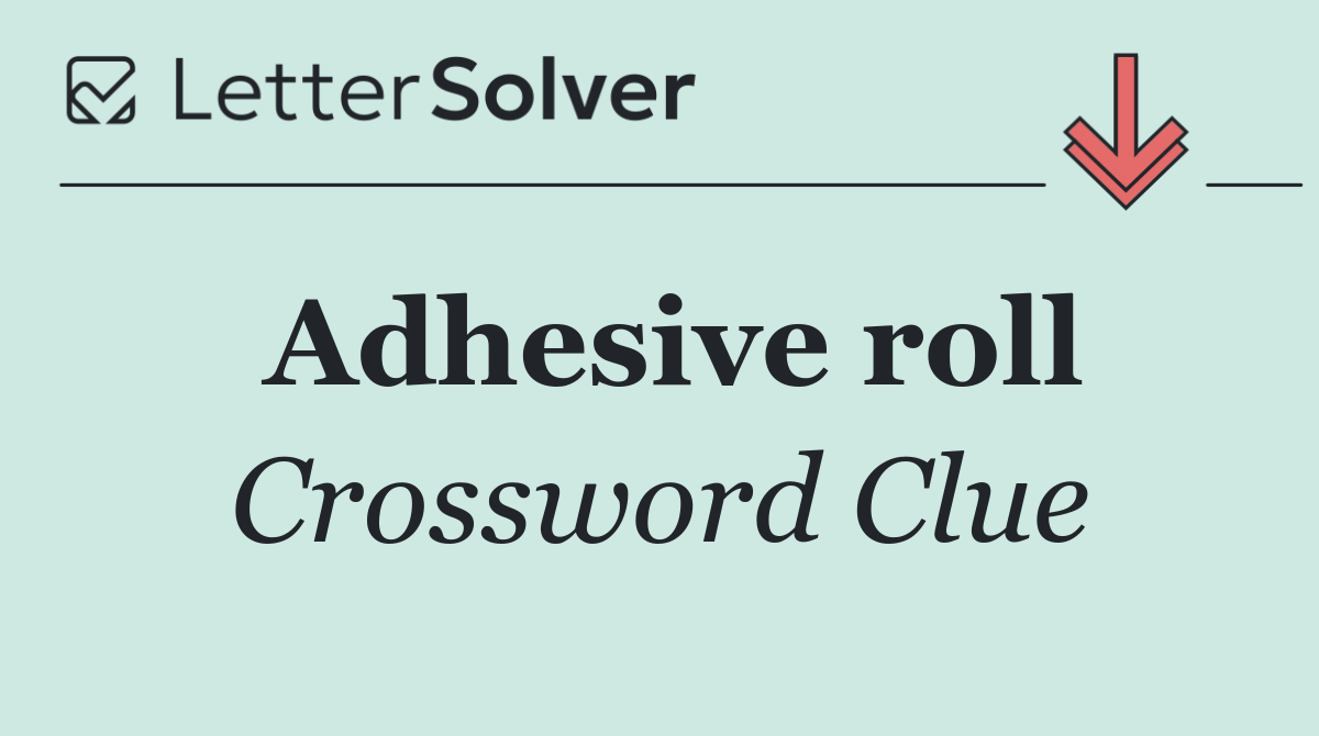 Adhesive roll