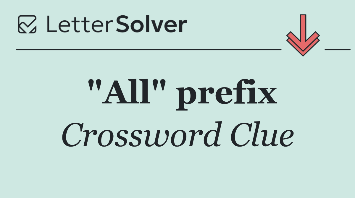 "All" prefix