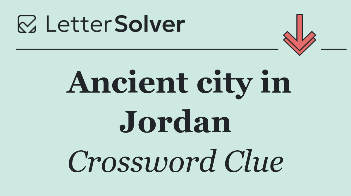Ancient city in Jordan