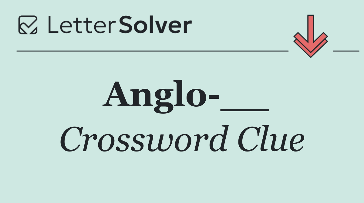 Anglo __