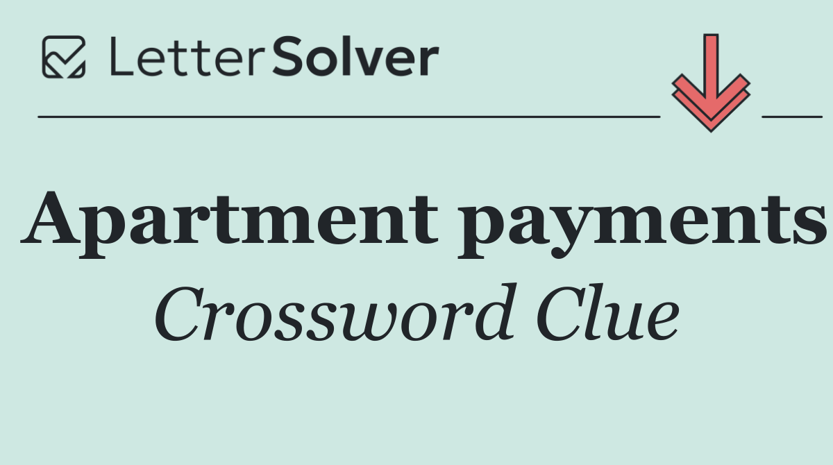 Apartment payments