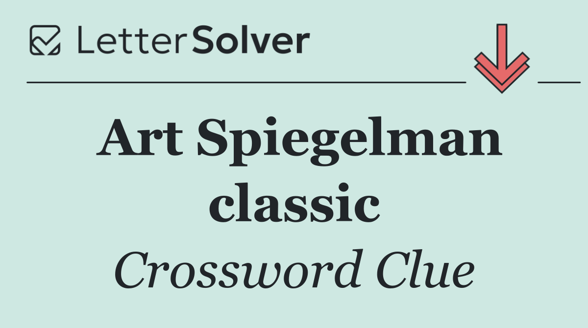 Art Spiegelman classic