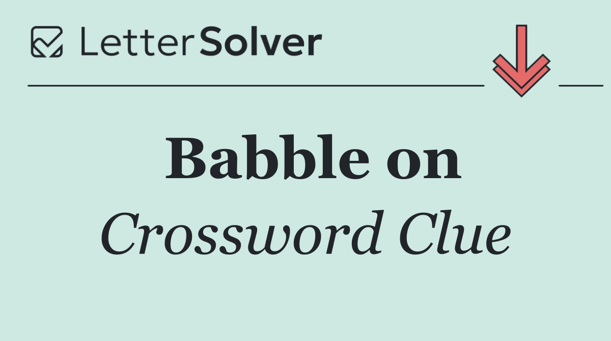 Babble on