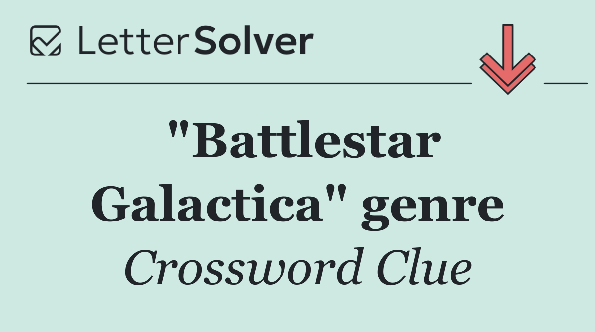 "Battlestar Galactica" genre