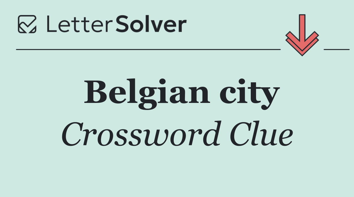 Belgian city