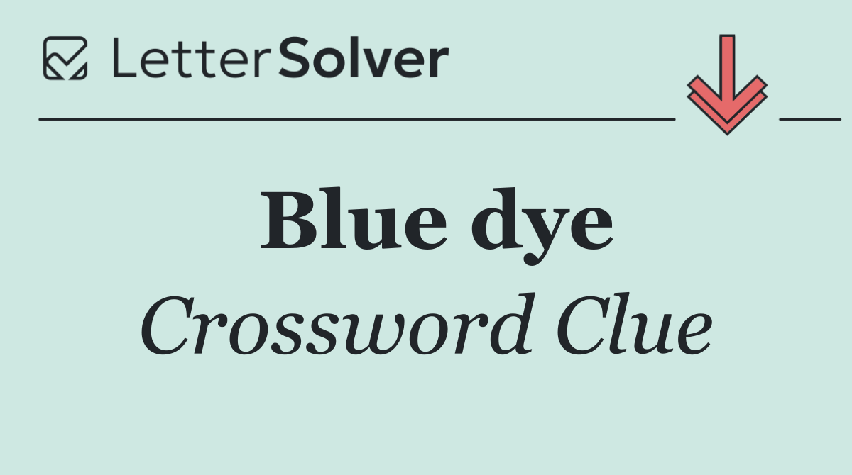 Blue dye