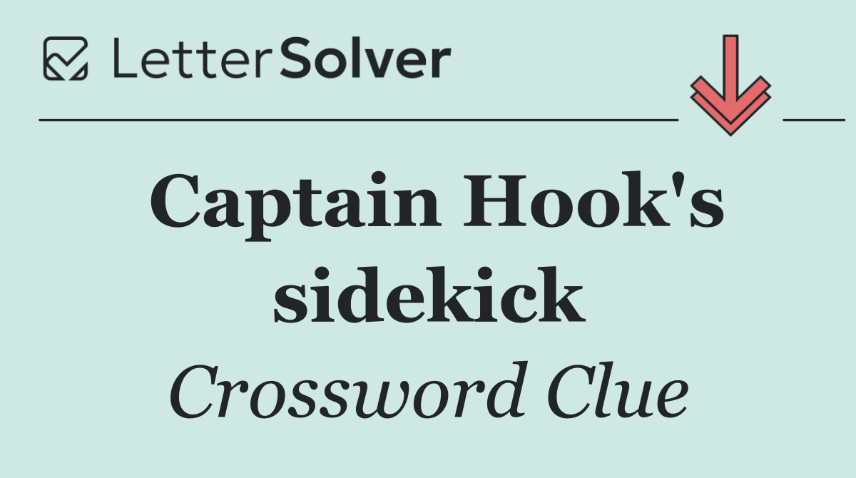 Captain Hook's sidekick