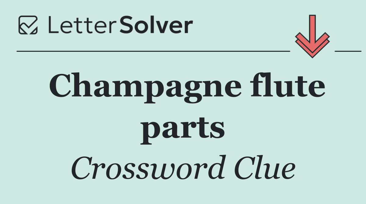 Champagne flute parts