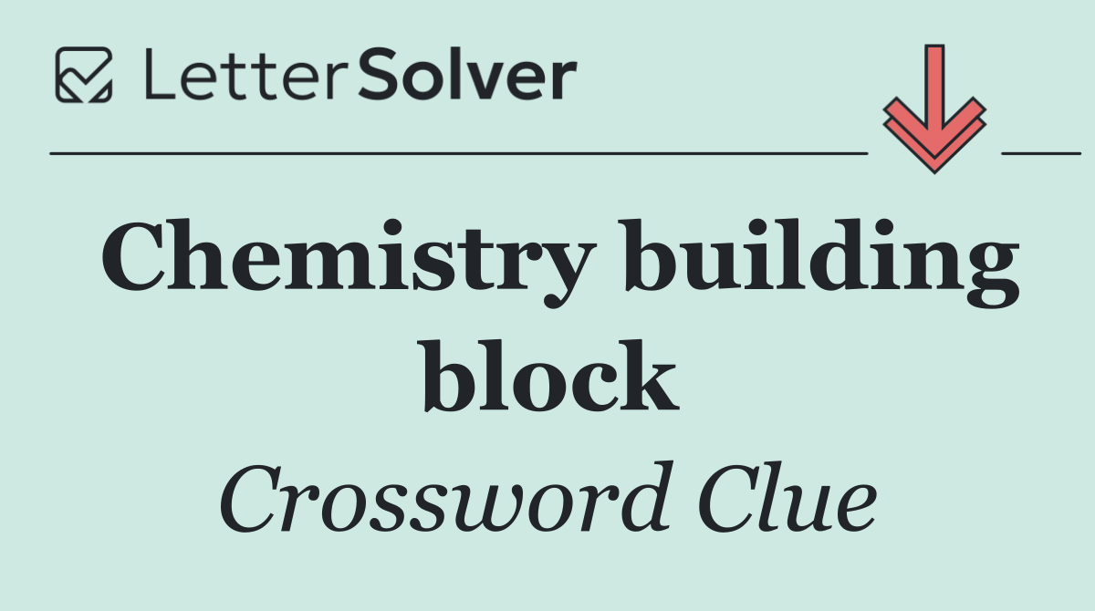 Chemistry building block
