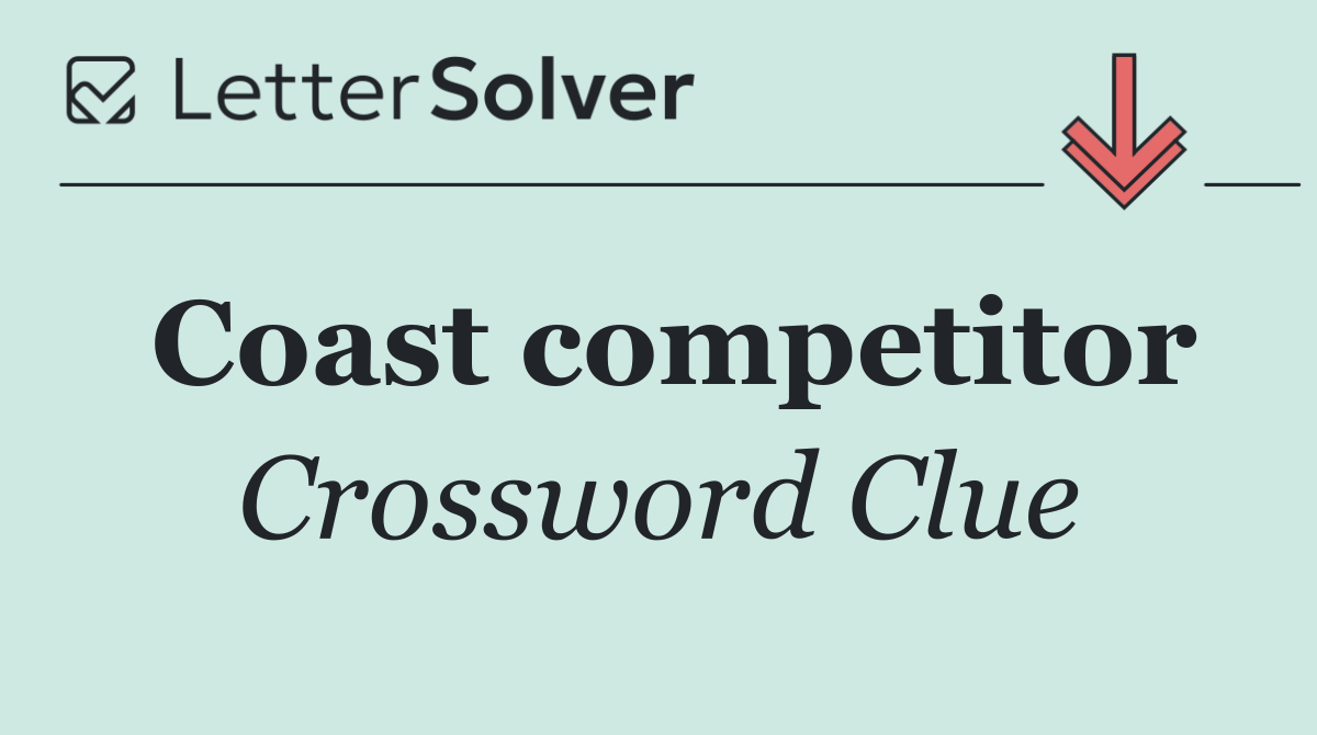 Coast competitor