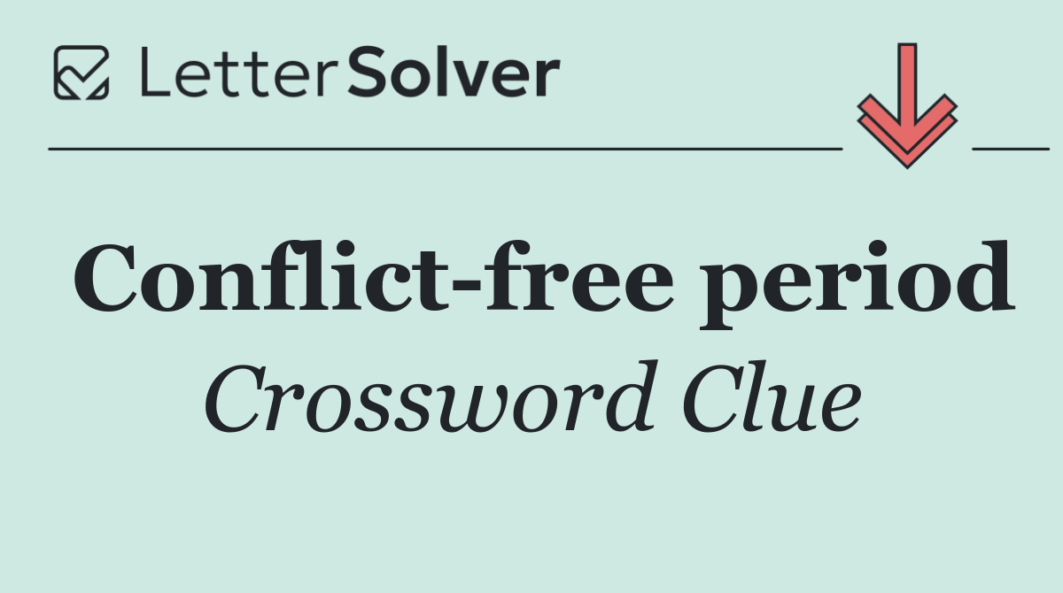 Conflict free period
