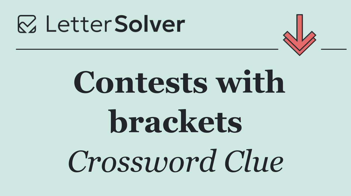 Contests with brackets