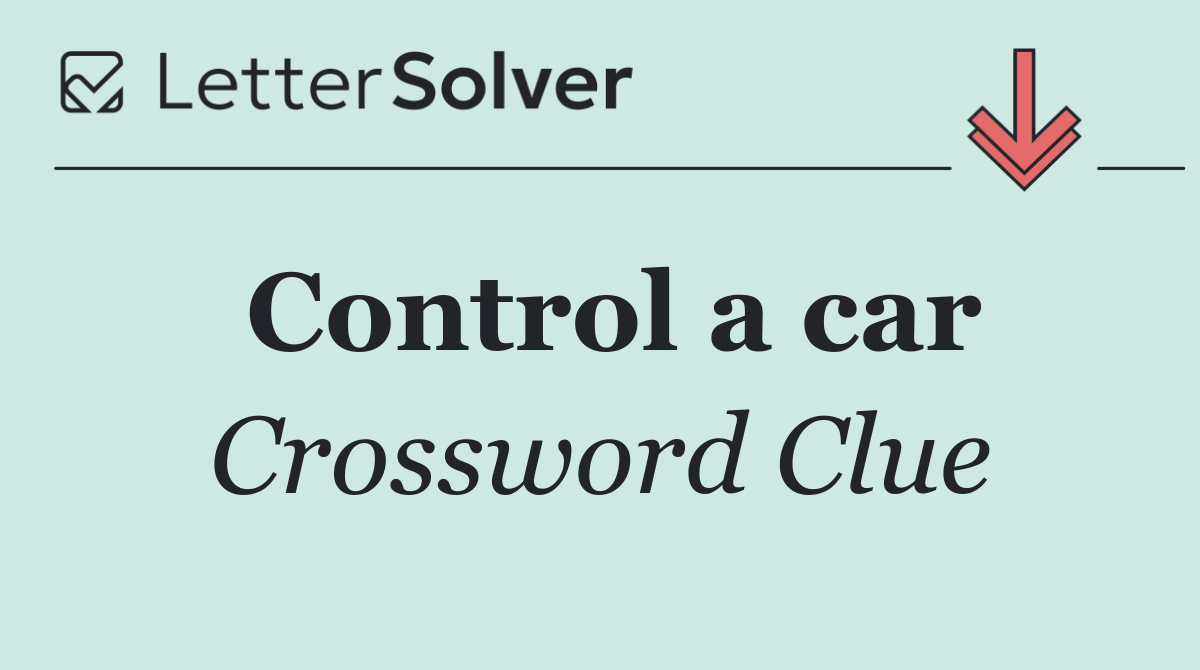 Control a car