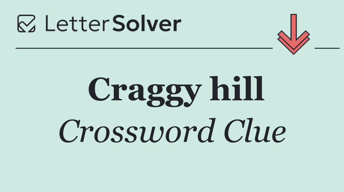 Craggy hill