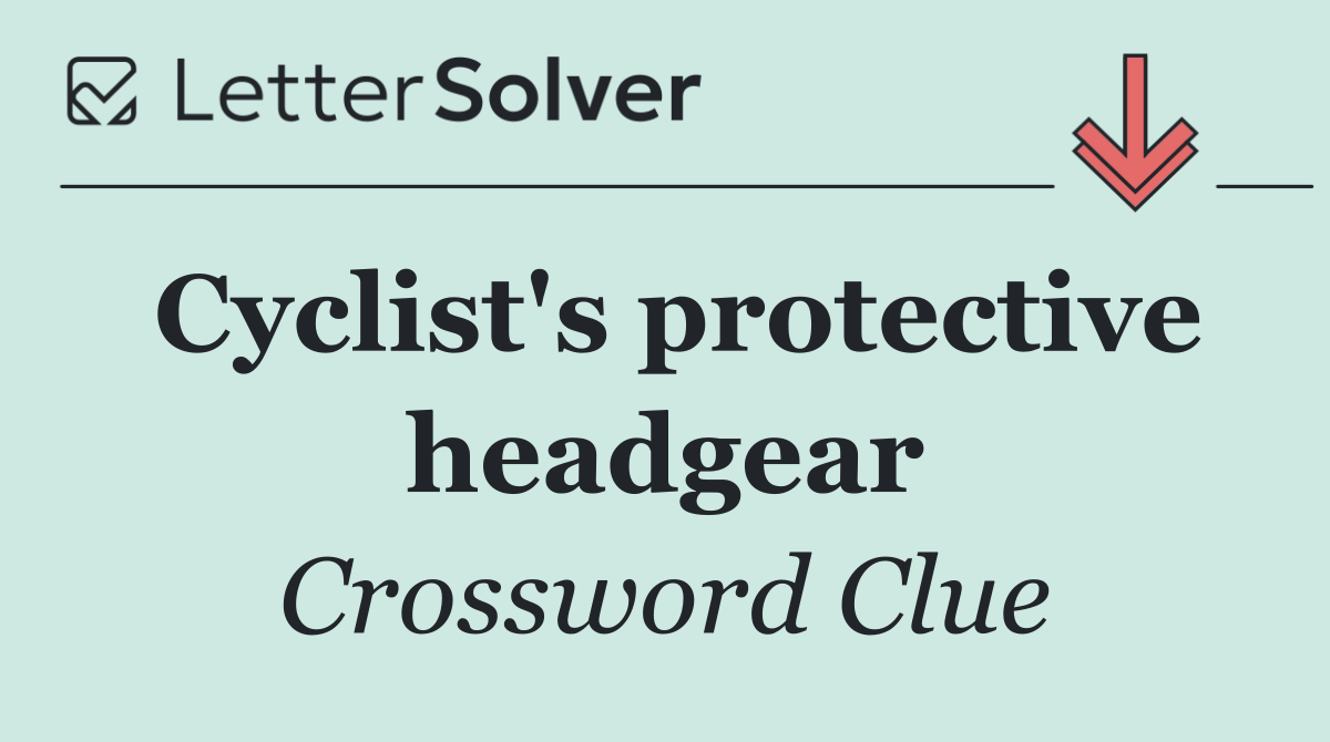 Cyclist's protective headgear