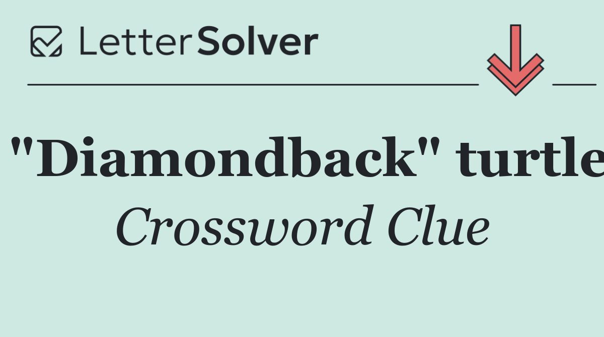 "Diamondback" turtle