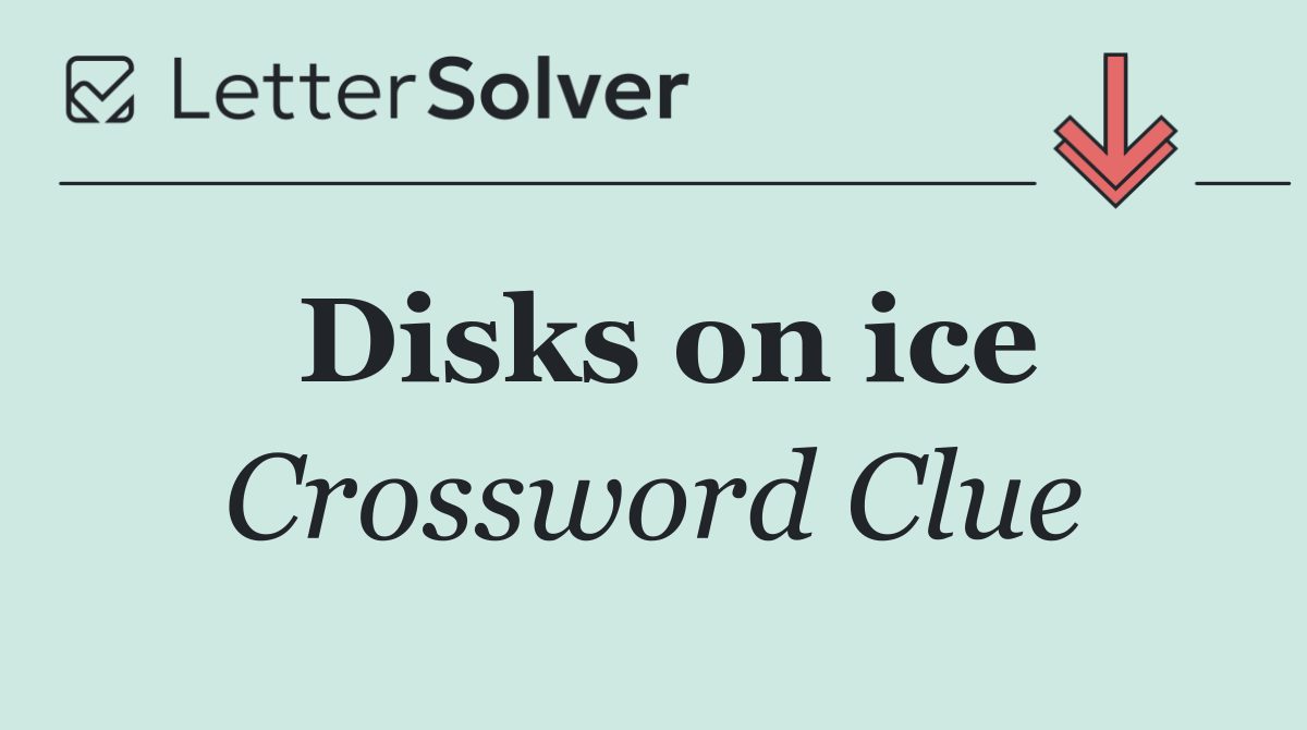 Disks on ice