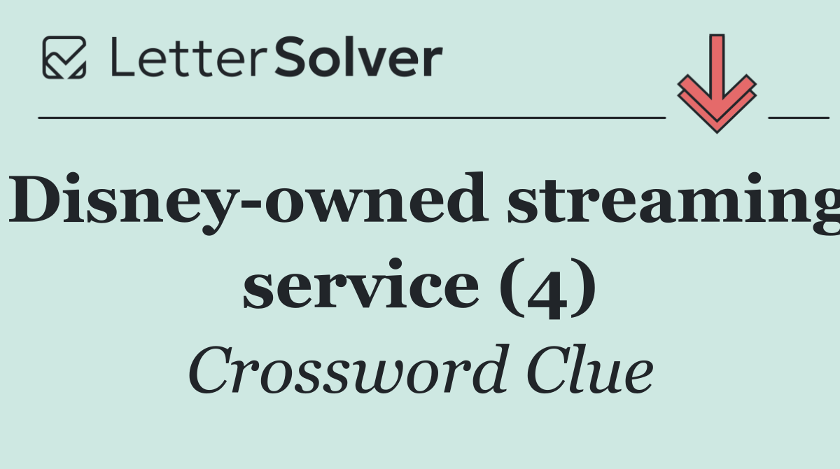 Disney owned streaming service (4)