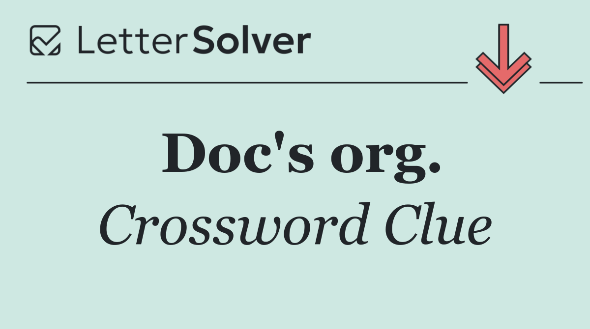 Doc's org.