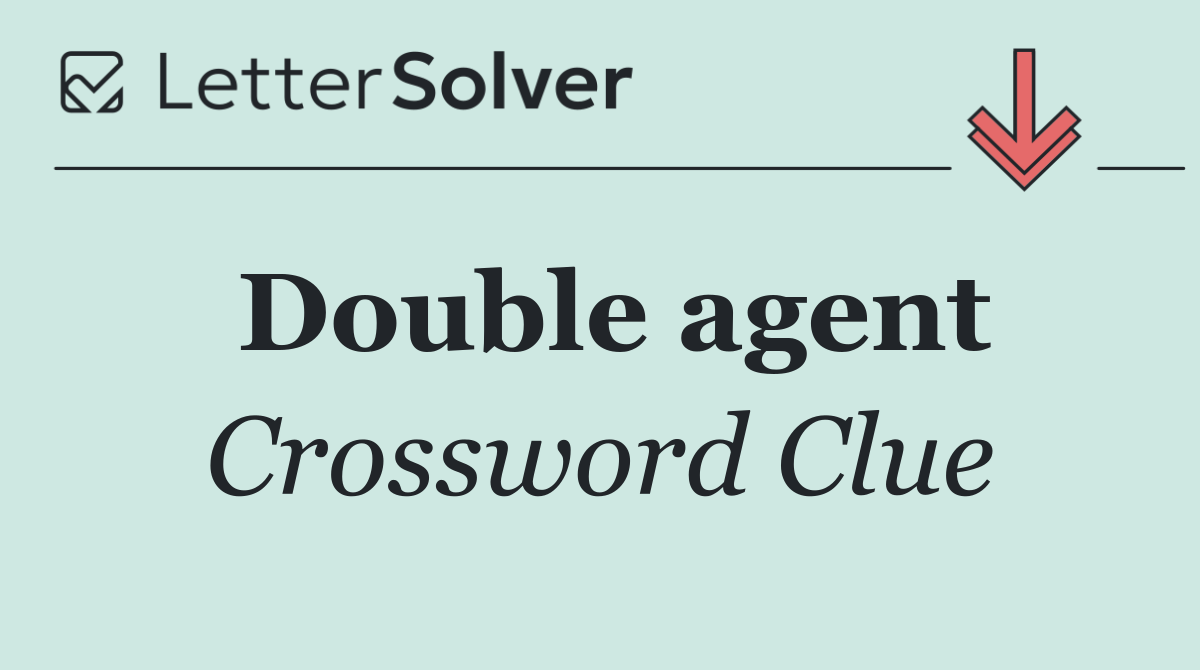 Double agent