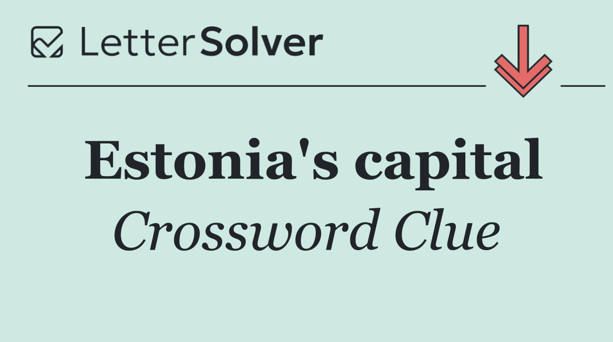 Estonia's capital