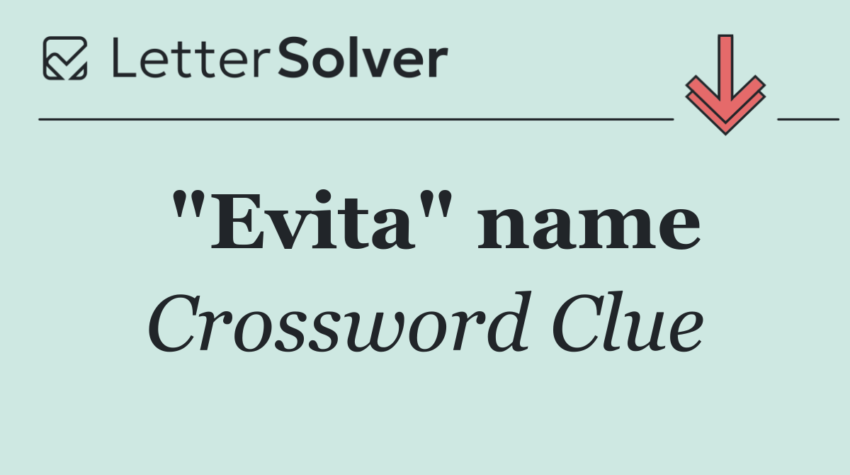 "Evita" name