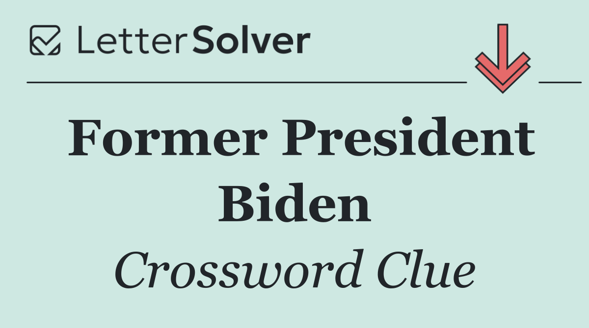 Former President Biden