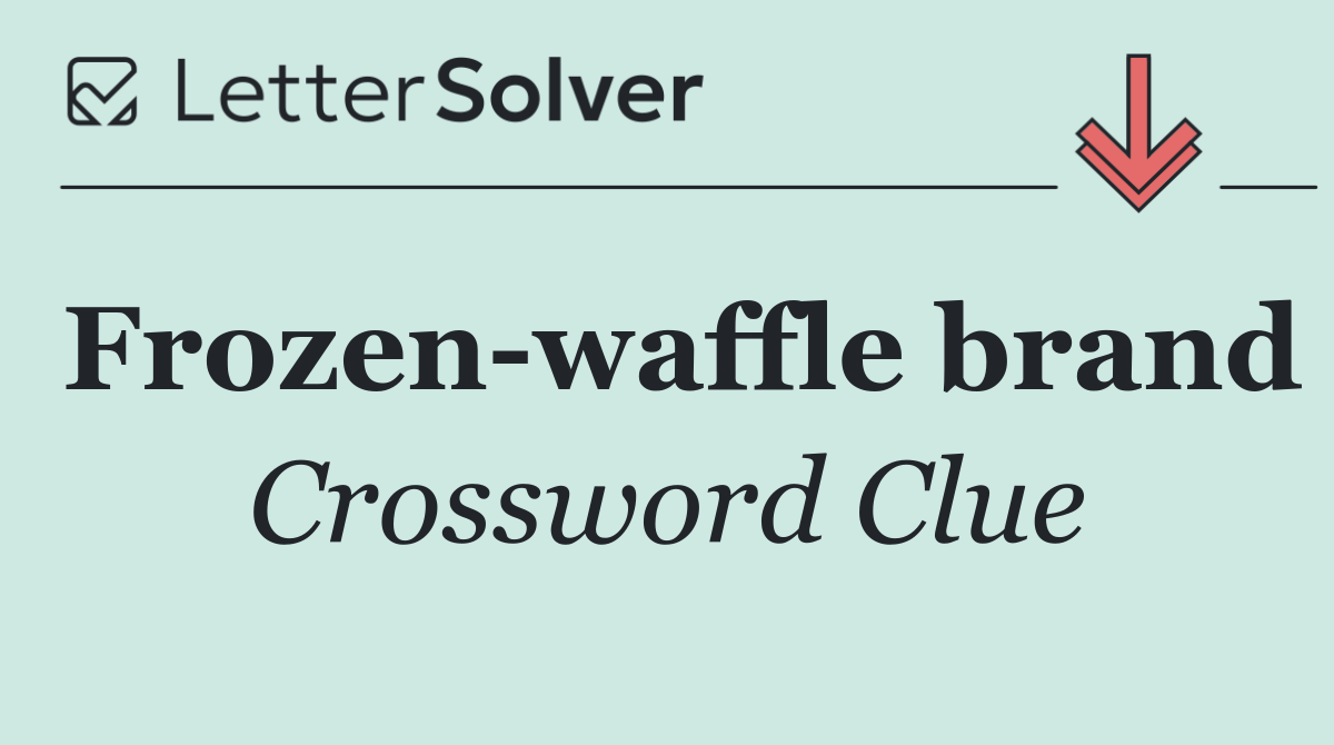 Frozen waffle brand