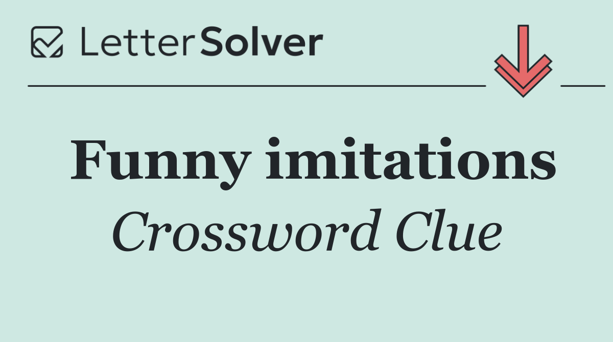 Funny imitations