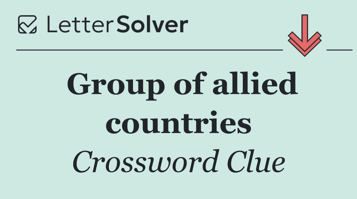 Group of allied countries