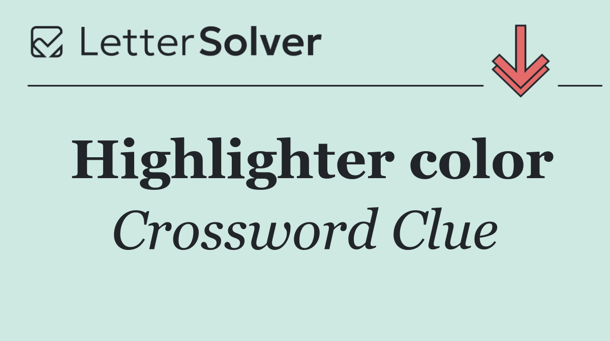 Highlighter color