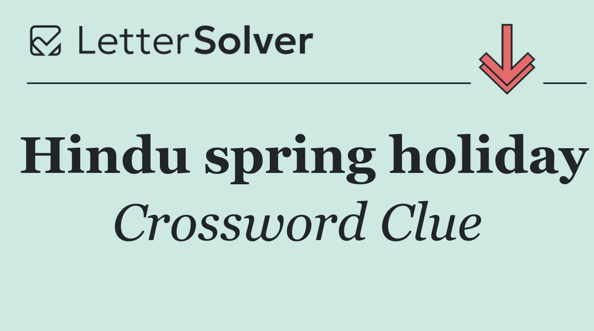 Hindu spring holiday