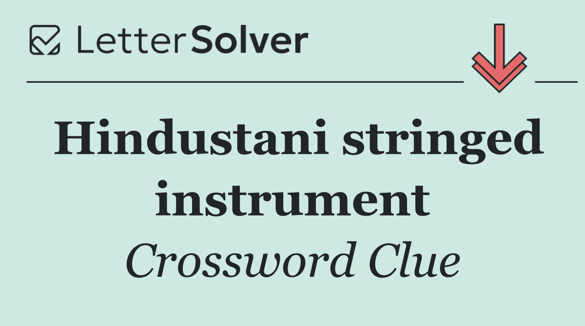 Hindustani stringed instrument