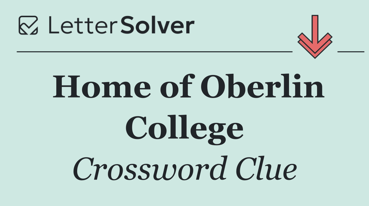Home of Oberlin College