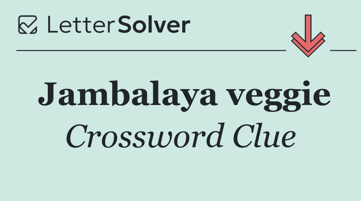 Jambalaya veggie