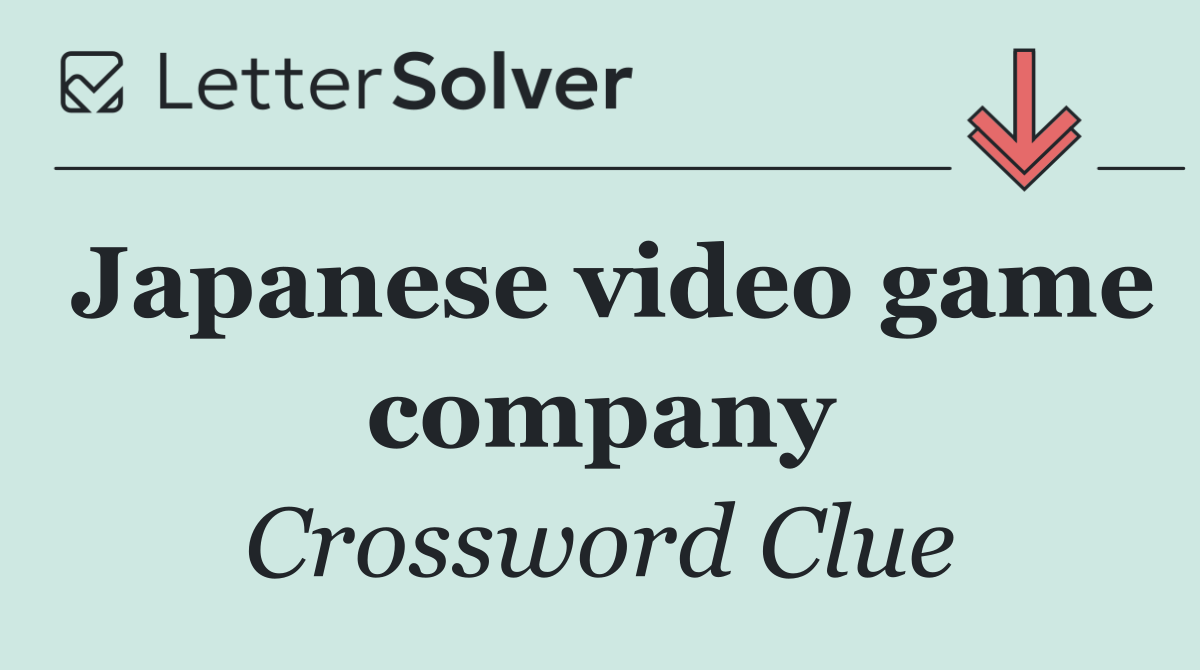 Japanese video game company