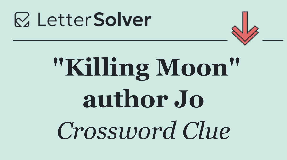 "Killing Moon" author Jo