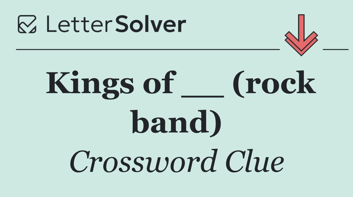 Kings of __ (rock band)