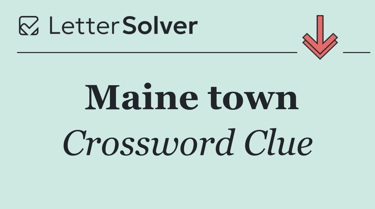 Maine town