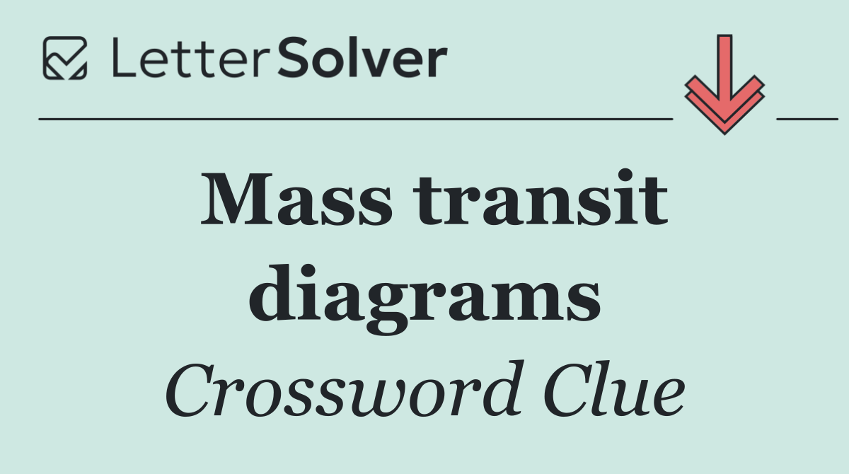 Mass transit diagrams