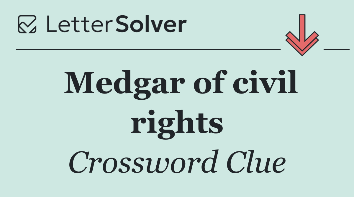 Medgar of civil rights
