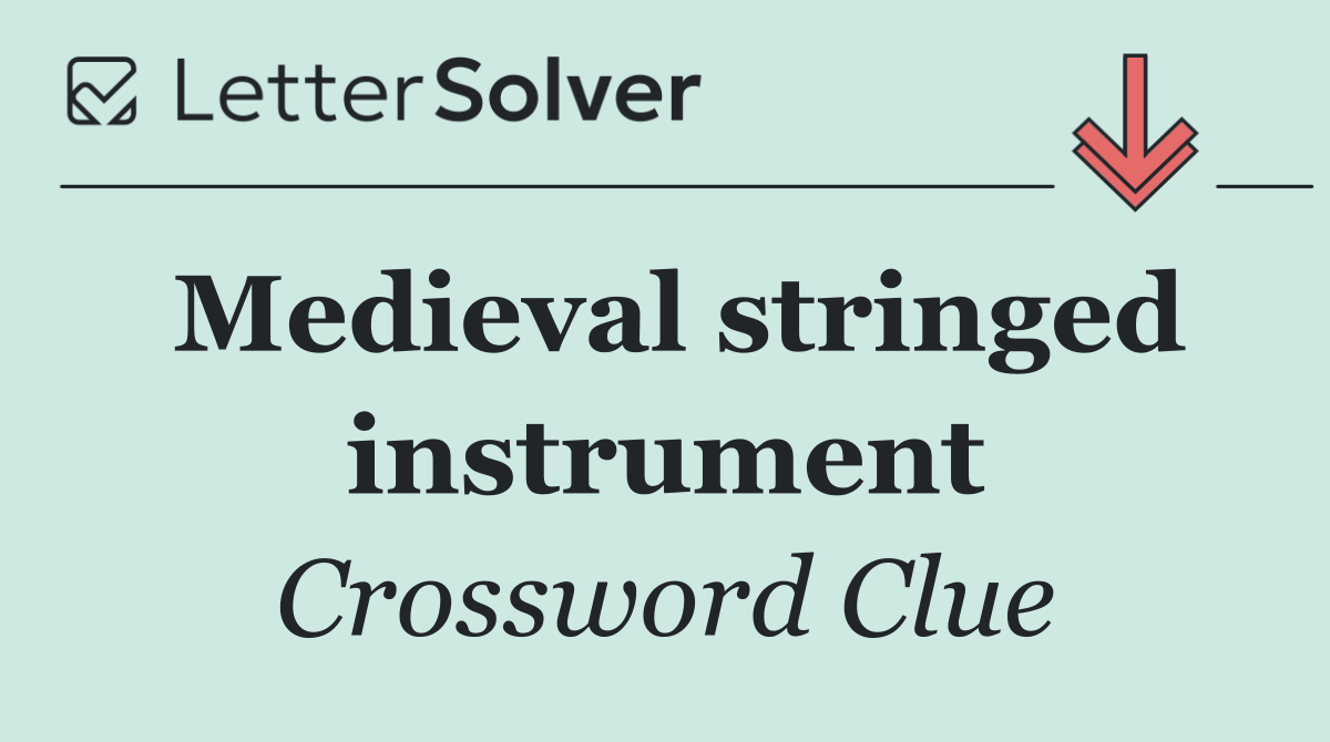 Medieval stringed instrument