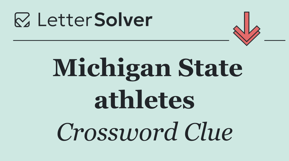 Michigan State athletes