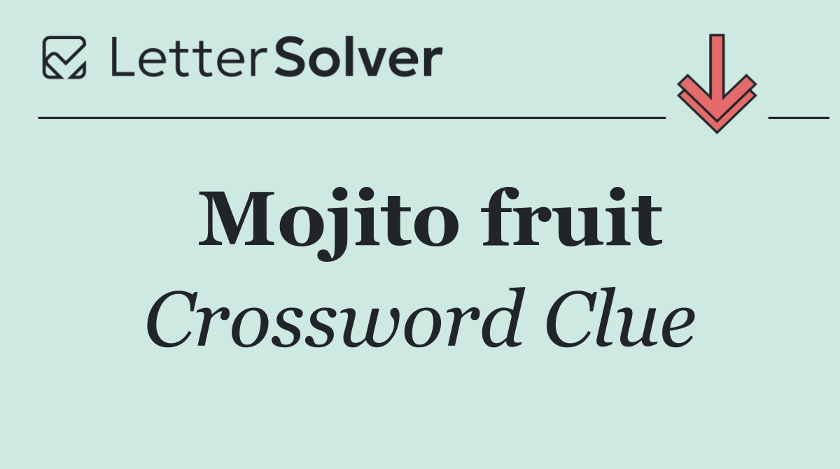 Mojito fruit