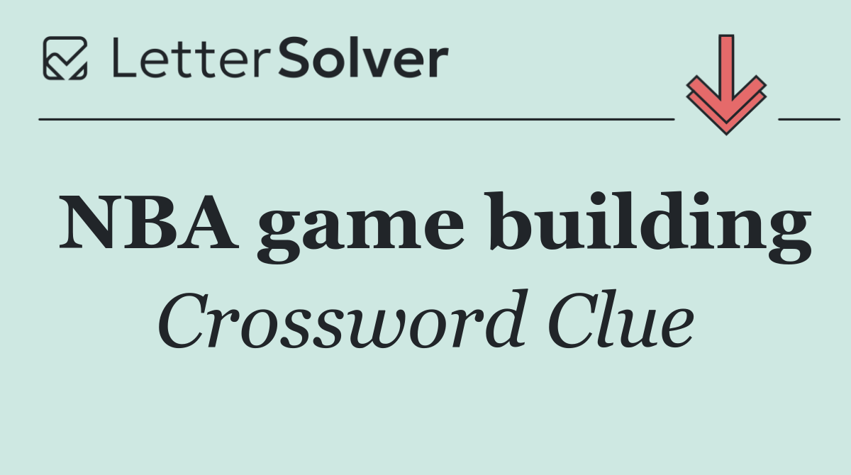 NBA game building